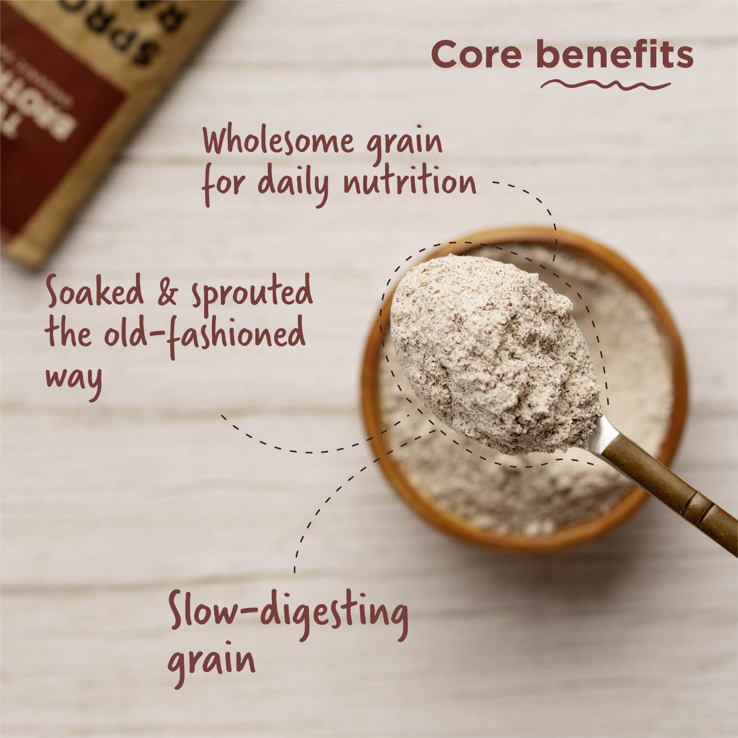 Sprouted Ragi Flour - Nachni Satva 500g