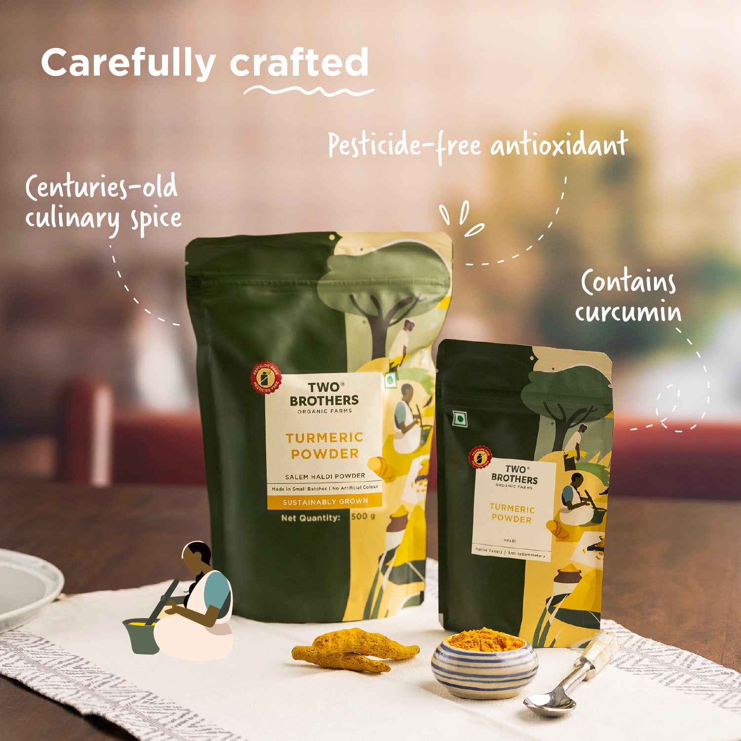 Salem Haldi (Ground Turmeric), Single-Origin