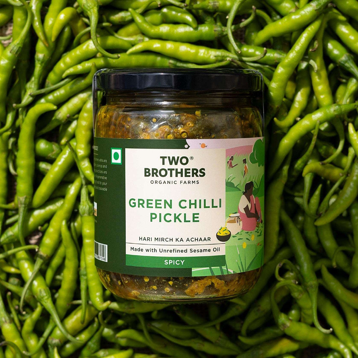 Buy Spicy Green Chilly Pickle Online