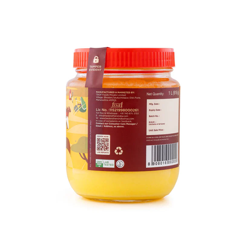 Free Khapli Atta(2kg) with A2 cultured ghee(1L) - Gut Health Booster