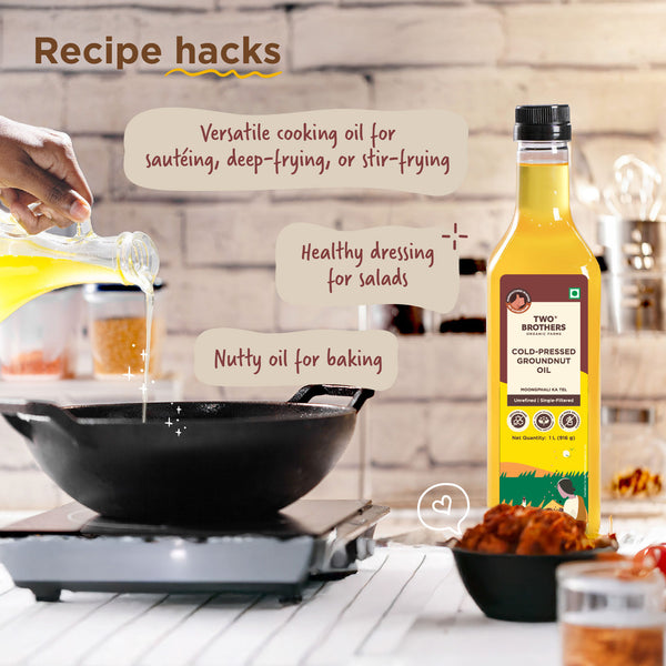 wood pressed peanut oil cooking and baking recipe hacks