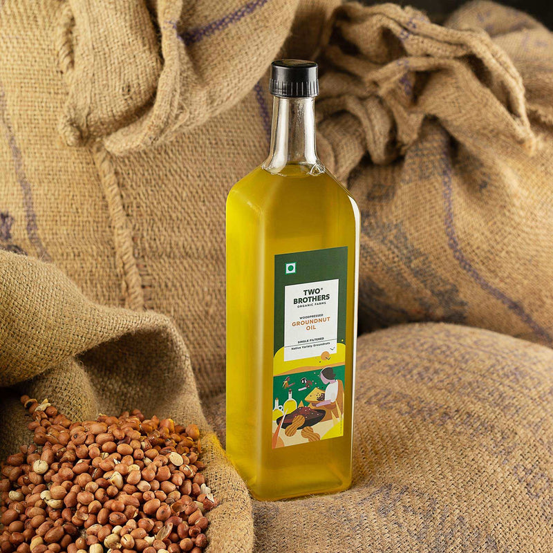 Groundnut Oil - Buy Online Organic Wood Pressed Peanut Oil At Best Price