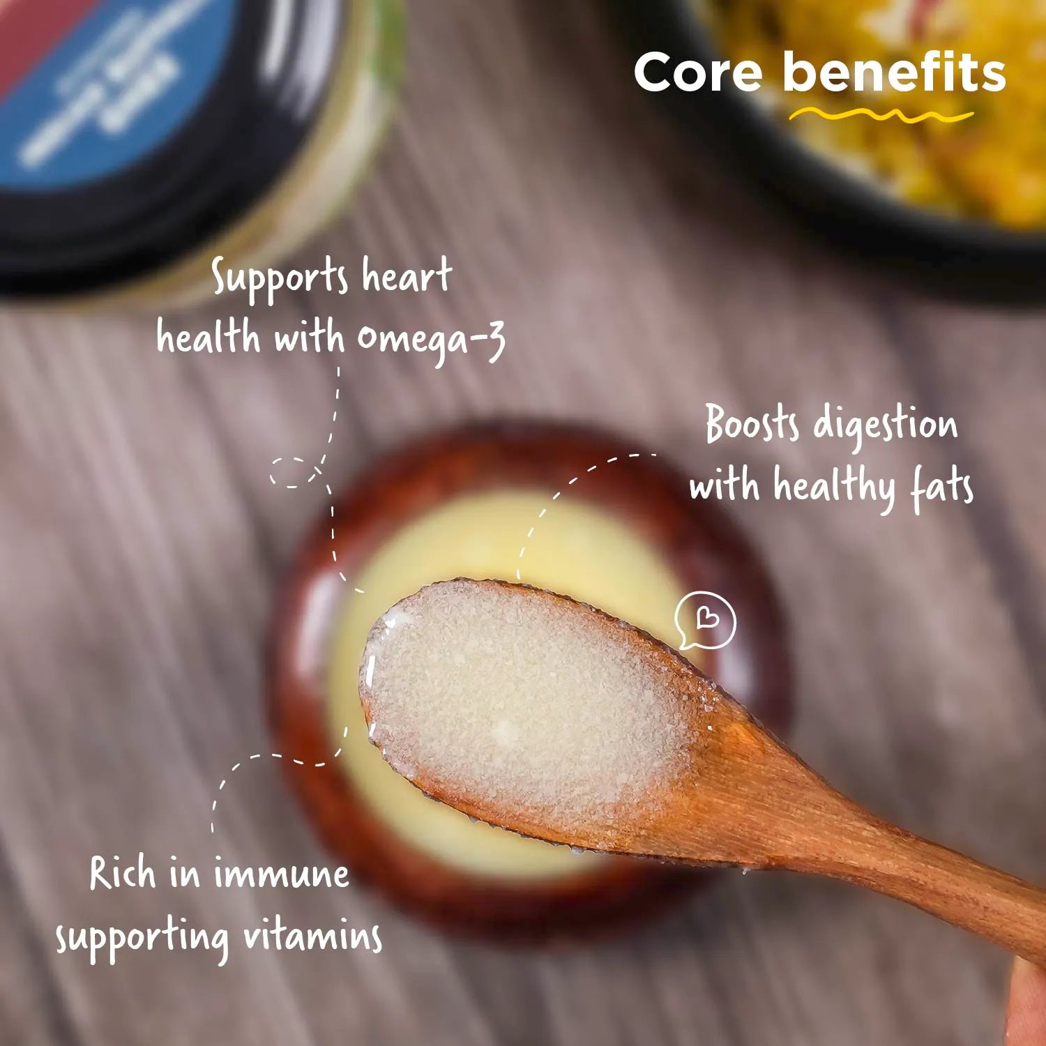 Two Brothers Ghee core benefits for heart digestion and immunity