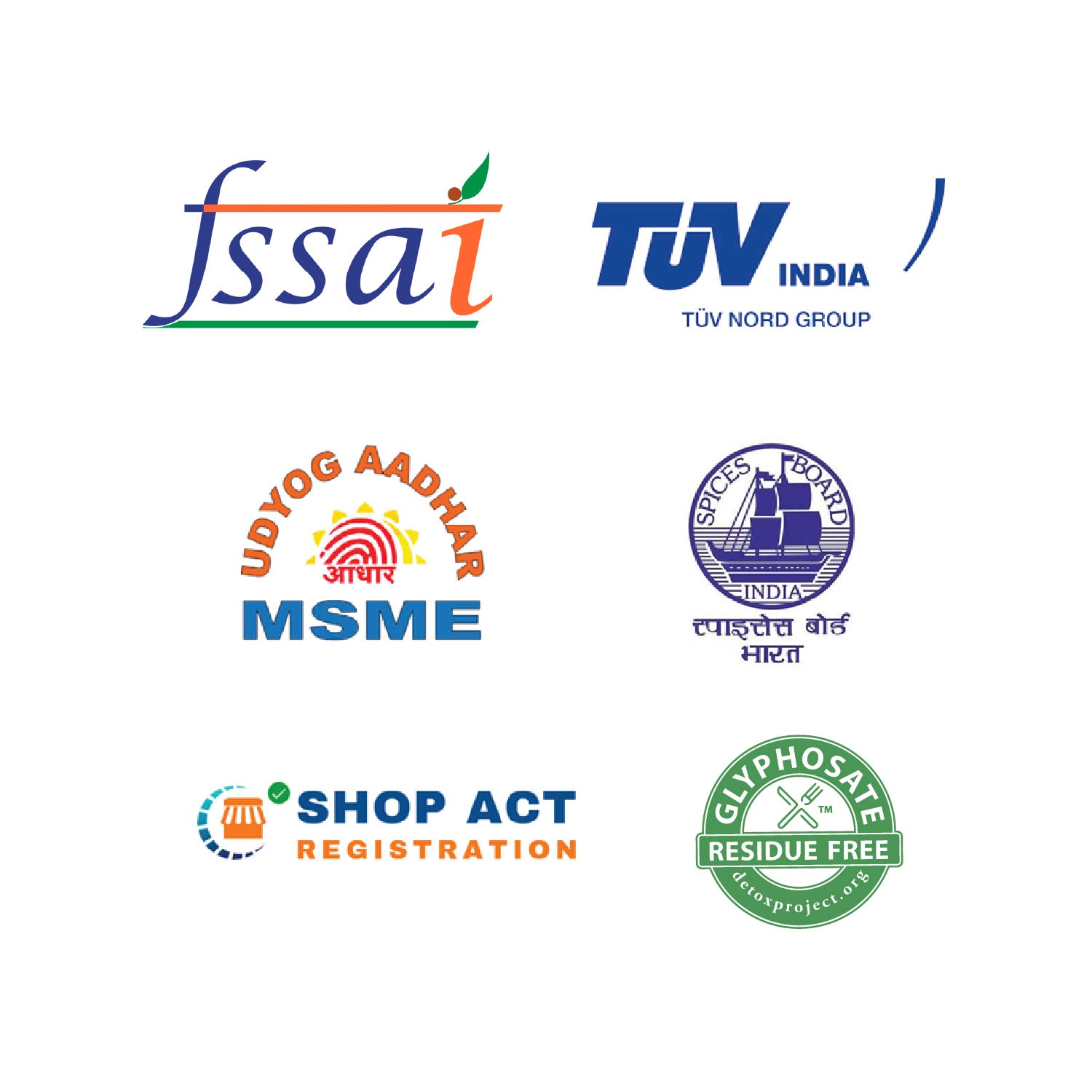 cold pressed oils official regulatory compliance badges