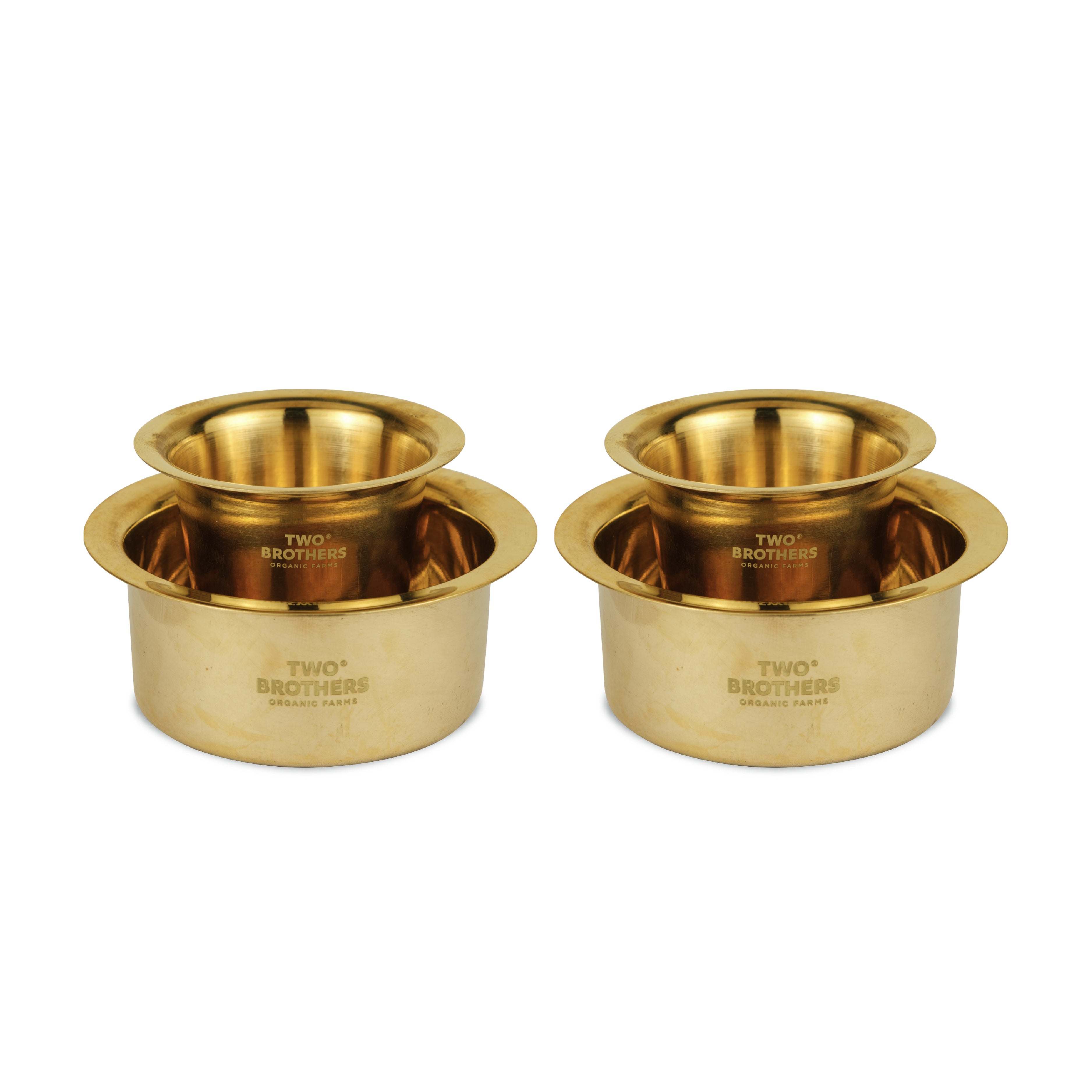 Brass Davara Cup (Set of 2)